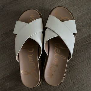 Sam Edelman platform sandals.
